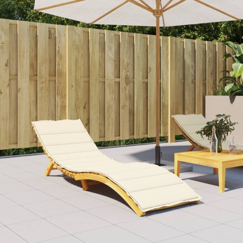 Sonnenliegen-Auflage Creme 200x70x3 cm Oxford-Gewebe Sonnenliegen-Auflage Creme 200x70x3 cm Oxford-Gewebe