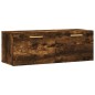 vidaXL Wandschrank Räuchereiche 100x36,5x35 cm Holzwerkstoff vidaXL Wandschrank Räuchereiche 100x36,5x35 cm Holzwerkstoff