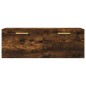 vidaXL Wandschrank Räuchereiche 100x36,5x35 cm Holzwerkstoff vidaXL Wandschrank Räuchereiche 100x36,5x35 cm Holzwerkstoff
