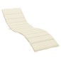 Sonnenliegen-Auflage Creme 200x70x3 cm Oxford-Gewebe Sonnenliegen-Auflage Creme 200x70x3 cm Oxford-Gewebe