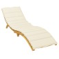 Sonnenliegen-Auflage Creme 200x70x3 cm Oxford-Gewebe Sonnenliegen-Auflage Creme 200x70x3 cm Oxford-Gewebe