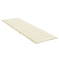 Sonnenliegen-Auflage Creme 200x70x3 cm Oxford-Gewebe Sonnenliegen-Auflage Creme 200x70x3 cm Oxford-Gewebe