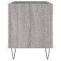 vidaXL Plattenschrank Grau Sonoma 74,5x38x48 cm Holzwerkstoff vidaXL Plattenschrank Grau Sonoma 74,5x38x48 cm Holzwerkstoff