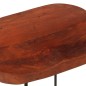 vidaXL Gavin Barhocker 2 Stk. 45x38x53 cm Massivholz Mango vidaXL Gavin Barhocker 2 Stk. 45x38x53 cm Massivholz Mango