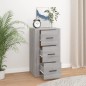 vidaXL Sideboard Grau Sonoma 40x33x70 cm Holzwerkstoff vidaXL Sideboard Grau Sonoma 40x33x70 cm Holzwerkstoff