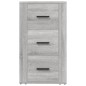 vidaXL Sideboard Grau Sonoma 40x33x70 cm Holzwerkstoff vidaXL Sideboard Grau Sonoma 40x33x70 cm Holzwerkstoff