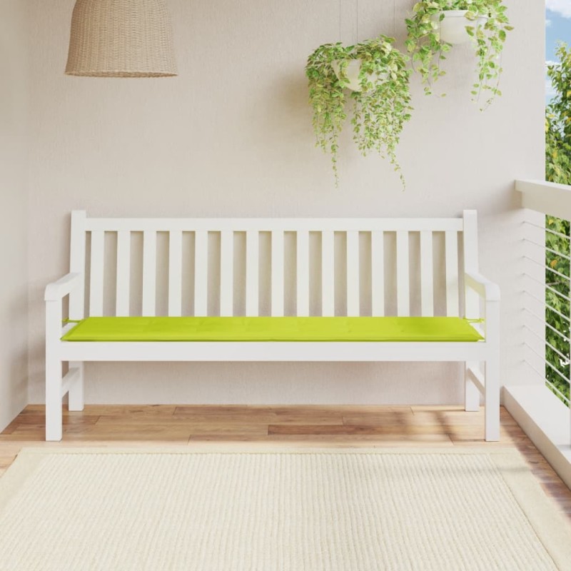 Gartenbank-Auflage Hellgrün 180x50x3 cm Oxford-Gewebe Gartenbank-Auflage Hellgrün 180x50x3 cm Oxford-Gewebe