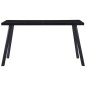 vidaXL Esstisch Schwarz 140 x 70 x 75 cm Hartglas vidaXL Esstisch Schwarz 140 x 70 x 75 cm Hartglas