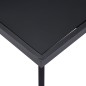 vidaXL Esstisch Schwarz 140 x 70 x 75 cm Hartglas vidaXL Esstisch Schwarz 140 x 70 x 75 cm Hartglas