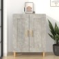 vidaXL Sideboard Betongrau 69,5x34x90 cm Holzwerkstoff vidaXL Sideboard Betongrau 69,5x34x90 cm Holzwerkstoff