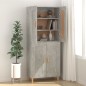 vidaXL Sideboard Betongrau 69,5x34x90 cm Holzwerkstoff vidaXL Sideboard Betongrau 69,5x34x90 cm Holzwerkstoff
