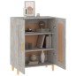 vidaXL Sideboard Betongrau 69,5x34x90 cm Holzwerkstoff vidaXL Sideboard Betongrau 69,5x34x90 cm Holzwerkstoff