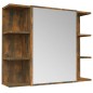 vidaXL Bad-Spiegelschrank Räuchereiche 80x20,5x64 cm Holzwerkstoff vidaXL Bad-Spiegelschrank Räuchereiche 80x20,5x64 cm Holzwerkstoff