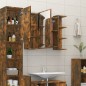 vidaXL Bad-Spiegelschrank Räuchereiche 80x20,5x64 cm Holzwerkstoff vidaXL Bad-Spiegelschrank Räuchereiche 80x20,5x64 cm Holzwerkstoff