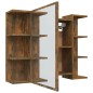vidaXL Bad-Spiegelschrank Räuchereiche 80x20,5x64 cm Holzwerkstoff vidaXL Bad-Spiegelschrank Räuchereiche 80x20,5x64 cm Holzwerkstoff