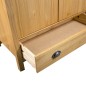 vidaXL Kleiderschrank mit 3 Türen Hill 127x50x170cm Massivholz Kiefer vidaXL Kleiderschrank mit 3 Türen Hill 127x50x170cm Massivholz Kiefer