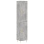 vidaXL Highboard Betongrau 34,5x34x180 cm Holzwerkstoff vidaXL Highboard Betongrau 34,5x34x180 cm Holzwerkstoff