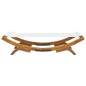 Loungebett 100x188,5x44 cm Bugholz Massiv Creme Loungebett 100x188,5x44 cm Bugholz Massiv Creme