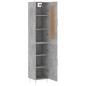vidaXL Highboard Betongrau 34,5x34x180 cm Holzwerkstoff vidaXL Highboard Betongrau 34,5x34x180 cm Holzwerkstoff