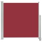 vidaXL Ausziehbare Seitenmarkise 160x300 cm Rot vidaXL Ausziehbare Seitenmarkise 160x300 cm Rot