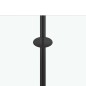 vidaXL Faltbare Duschkabine 2 Paneele ESG 120x140 cm Schwarz vidaXL Faltbare Duschkabine 2 Paneele ESG 120x140 cm Schwarz