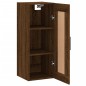 vidaXL Wandschrank Braun Eichen-Optik 34,5x34x90 cm Holzwerkstoff vidaXL Wandschrank Braun Eichen-Optik 34,5x34x90 cm Holzwerkstoff