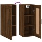 vidaXL Wandschrank Braun Eichen-Optik 34,5x34x90 cm Holzwerkstoff vidaXL Wandschrank Braun Eichen-Optik 34,5x34x90 cm Holzwerkstoff