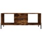 vidaXL Couchtisch Räuchereiche 102x50x40 cm Holzwerkstoff vidaXL Couchtisch Räuchereiche 102x50x40 cm Holzwerkstoff