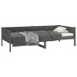 vidaXL Tagesbett Grau Massivholz Kiefer 90x200 cm vidaXL Tagesbett Grau Massivholz Kiefer 90x200 cm