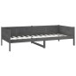 vidaXL Tagesbett Grau Massivholz Kiefer 90x200 cm vidaXL Tagesbett Grau Massivholz Kiefer 90x200 cm