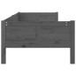 vidaXL Tagesbett Grau Massivholz Kiefer 90x200 cm vidaXL Tagesbett Grau Massivholz Kiefer 90x200 cm