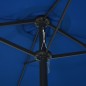 vidaXL Sonnenschirm mit Aluminium-Mast 460x270 cm Blau vidaXL Sonnenschirm mit Aluminium-Mast 460x270 cm Blau