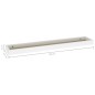 vidaXL Loggia Wandregale 4 Stk. Eichen-Optik und Weiß 80x15x4 cm MDF vidaXL Loggia Wandregale 4 Stk. Eichen-Optik und Weiß 80x15x4 cm MDF