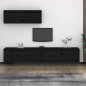 vidaXL TV-Schränke 3 Stk. Schwarz Massivholz Kiefer vidaXL TV-Schränke 3 Stk. Schwarz Massivholz Kiefer