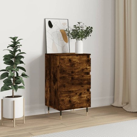 vidaXL Sideboard Räuchereiche 40x35x70 cm Holzwerkstoff