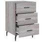 vidaXL Nachttisch Grau Sonoma 40x40x66 cm Holzwerkstoff vidaXL Nachttisch Grau Sonoma 40x40x66 cm Holzwerkstoff