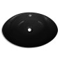 Luxuriöses Keramik Waschbecken Oval Schwarz Luxuriöses Keramik Waschbecken Oval Schwarz