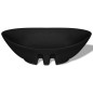 Luxuriöses Keramik Waschbecken Oval Schwarz Luxuriöses Keramik Waschbecken Oval Schwarz