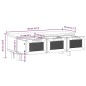 vidaXL Couchtisch Schwarz 80x40x30 cm Holzwerkstoff Massivholz Kiefer vidaXL Couchtisch Schwarz 80x40x30 cm Holzwerkstoff Massivholz Kiefer