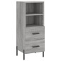 vidaXL Sideboard Grau Sonoma 34,5x34x90 cm Holzwerkstoff vidaXL Sideboard Grau Sonoma 34,5x34x90 cm Holzwerkstoff
