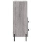 vidaXL Sideboard Grau Sonoma 34,5x34x90 cm Holzwerkstoff vidaXL Sideboard Grau Sonoma 34,5x34x90 cm Holzwerkstoff