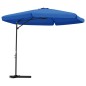 vidaXL Sonnenschirm mit Stahlmast 300 cm Azurblau vidaXL Sonnenschirm mit Stahlmast 300 cm Azurblau