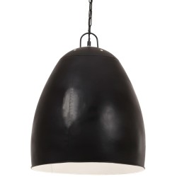 vidaXL Hängelampe Industriestil 25 W Schwarz Rund 42 cm E27
