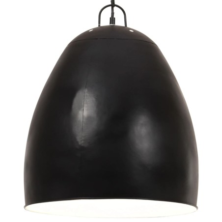vidaXL Hängelampe Industriestil 25 W Schwarz Rund 42 cm E27