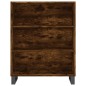vidaXL Regalschrank Räuchereiche 69,5x32,5x90 cm Holzwerkstoff vidaXL Regalschrank Räuchereiche 69,5x32,5x90 cm Holzwerkstoff