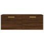 vidaXL Wandschrank Braun Eichen-Optik 100x36,5x35 cm Holzwerkstoff