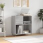 vidaXL Plattenschrank Grau Sonoma 84,5x38x89 cm Holzwerkstoff vidaXL Plattenschrank Grau Sonoma 84,5x38x89 cm Holzwerkstoff