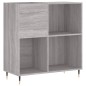 vidaXL Plattenschrank Grau Sonoma 84,5x38x89 cm Holzwerkstoff vidaXL Plattenschrank Grau Sonoma 84,5x38x89 cm Holzwerkstoff