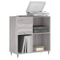 vidaXL Plattenschrank Grau Sonoma 84,5x38x89 cm Holzwerkstoff vidaXL Plattenschrank Grau Sonoma 84,5x38x89 cm Holzwerkstoff