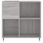 vidaXL Plattenschrank Grau Sonoma 84,5x38x89 cm Holzwerkstoff vidaXL Plattenschrank Grau Sonoma 84,5x38x89 cm Holzwerkstoff